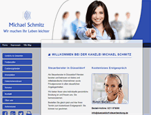 Tablet Screenshot of duesseldorf-steuerberatung.de